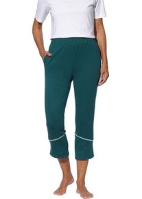 Dames 7/8-broek met gladde comfortband rondom petrol Maat 46