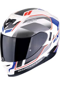 Scorpion EXO-520 Evo Air Lena, kask pełnotwarzowy , kolor: Biały/Niebieski/Czerwony/Szary , rozmiar: M