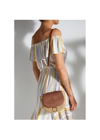 Lascana, Damen, Umh&auml;ngetasche &raquo;Strandtasche&laquo; Minibag, Schultertasche, Tragetasche, Crossbody Bag, Bast-Optik VEGAN, sand, sand, Handtasche aus 