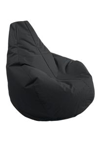 Kinzler , Sitzsack »Gamer« 1 Stk. tlg. Uni Farben, mit Rückenlehne, Outdoor geeignet, Kinderzimmer , schwarz , Bezug: 100% Polyester