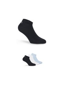 Fila , Damen , Socken »INVISIBLE PLAIN SOCKS« 3 Stk. tlg. mit eingestricktem Logo an der Ferse , sky , 39-42 , 39-42 , Sneakersocken in Markenqualität