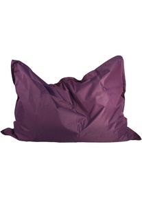 Kinzler , Sitzsack »Meso« 1 Stk. tlg. Uni Farben, Outdoor geeignet, ideal im Wohnzimmer & Kinderzimmer , brombeer , Bezug: 100% Polyester