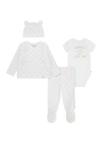 HUGGIES babywear, Unisex, Erstausstattungspaket Set, 4 in verschiedenen Dessins, snow white, snow white, Erstausstattungs Set von HUGGIES