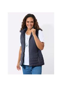 Casual Looks , Damen , Steppweste , marine , 38 , 38 , abnehmbare Kapuze