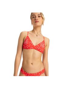 Roxy , Damen , Bandeau-Bikini-Top »Pt Beach Classics« , Poppy Red Dancing Ditsy Swim , Cup B , S -Cup B , S , Kollektion: „PT Beach...