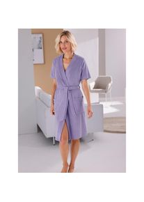 feel good , Damenbademantel , lavendel , 80% Baumwolle, 20% Polyester , 48/50