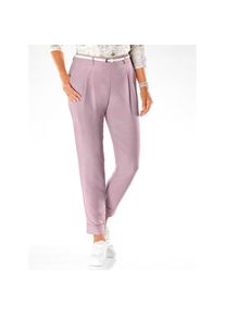 Inspirationen, Damen, Bundfaltenhose, mauve, Normalgr&ouml;&szlig;en, 42 -Normalgr&ouml;&szlig;en, mauve, einzeln getragen oder kombiniert ein toller Blickfang