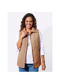 Casual Looks , Damen , Steppweste , camel , 40 , 40 , effektvolle Steppung