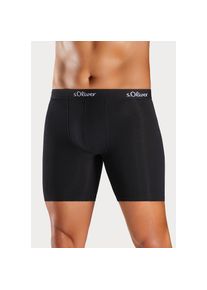 s.Oliver, Herren, Langer Boxer &raquo;Boxershorts f&uuml;r Herren&laquo; Packung, 3 Stk. mit l&auml;ngerem Bein, schwarz, 3 Stk., M -3 Stk., schwarz, Langer Boxer von 