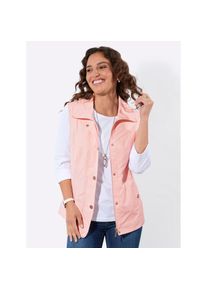 Casual Looks , Damen , Kurzweste , hellrosé , 48 , 48 , weiche Microfaser-Qualität