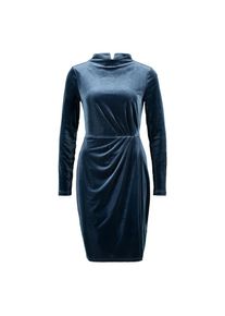 Zero , Damen , Samtkleid »Samtkleid mit Raffungen« , 8599 , EURO , 44 -EURO , 44 , Passform: Figurbetont