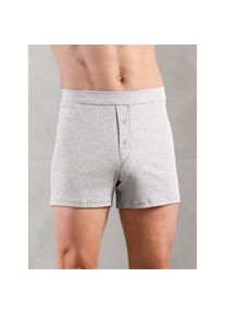 wäschepur wäschepur , Damen , Boxershorts 3 Stk. , hellgrau-gestreift , 3 Stk. , 7 -3 Stk. , 7 , Feinripp