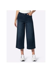 Heine , Damen , 7/8-Jeans 1 tlg. tlg. , dark blue , Normalgrößen , 48 -Normalgrößen , 48 , moderne 5-Pocket-Form