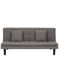 P & B Schlafsofa , Grau , Textil , F&uuml;llung: Polyester , 180x79x91 cm , Liegefunktion , Wohnzimmer, Sofas & Couches, Schlafsofas, Sonstige Schlafsofas