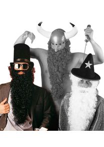 Widmann Barbe fris&eacute;e extra longue noire