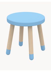 Flexa Wooden Kids Stool Dots Blue Wood &Oslash; 30 x H 30 cm