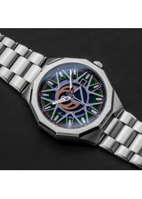 Holzkern; Drewniany zegar STAR TREK VULCAN (agat/zielony), Unisex, Naturalne drewno