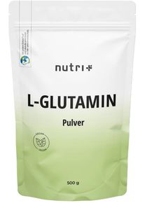 nutri+ L-Glutamin Pulver, 500 g Beutel