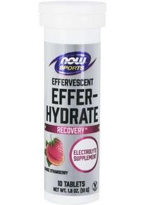 Now Foods Effer-Hydrate, 10 Brausetabletten Dose, Orange Strawberry