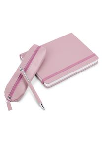 Tchibo - Jegyzetfüzet tolltartóval - rózsaszín