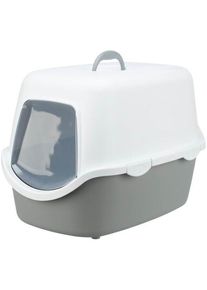 Jolly Paw Katzentoilette mit Haube Grau 40x40x56cm