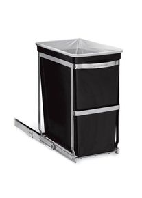 simplehuman 30L-Ausziehbeh&auml;lter, robuster Stahlrahmen