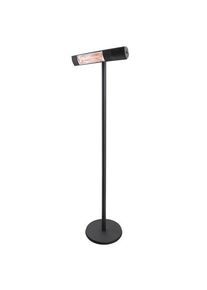 HORTUS Patio heater 500/1000/1500 W floor model remote control RGT black