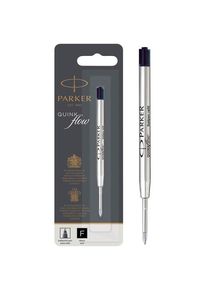 Parker Kugelschreibermine | feine Spitze | schwarze QUINKflow Tinte | 1 Ersatzmine f&uuml;r Kugelschreiber