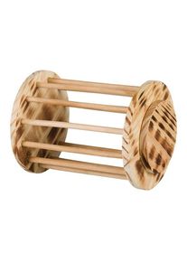 Trixie Hay manger with lid wood/flamed &oslash; 15 &times; 19 cm
