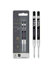 Parker Gelstifteminen | mittlere Schreibspitze (0,7 mm) | schwarze QUINK Tinte | 2 St&uuml;ck