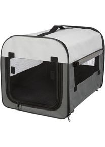 Trixie Soft Kennel Basic XS-S: 40 &times; 40 &times; 55 cm dark grey/light grey
