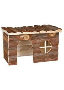 Trixie Natural Bark Wood House Jerrik Small Animals Large Hamsters Degus 28x16x18cm