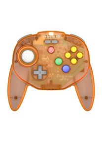 retro-bit Tribute 64 Wireless (Orange Hawk) - Wireless Controller - Nintendo 64