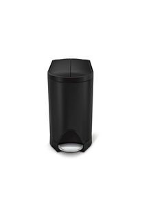 simplehuman 10L Schmetterlings-Tretm&uuml;lleimer, schwarz