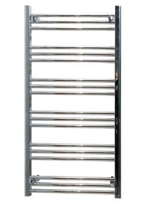 KRISS skandi heated towel rail 1140 x 500 krom flat