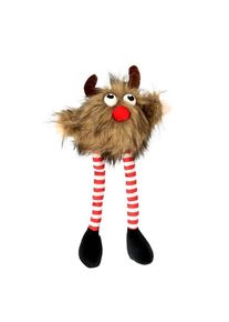 Dogman Hundespielzeug Langbeiniges Weihnachts-Rentier 26x46cm