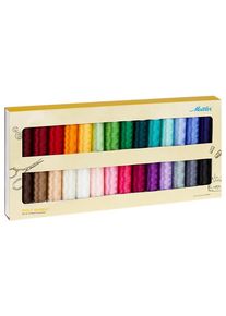 Amann/Mettler Embroidery thread set in basic colors of 28 rl.