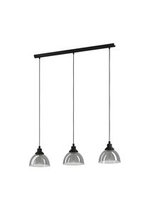 Eglo BELESER Hängeleuchte, schwarz-transparent