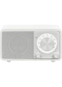 Sangean Genuine Mini WR-7 FM Radio Matt White - AM/FM - Weiß