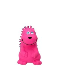 Dogman Hundespielzeug Rosa Latex Igel mit Quietscher 7.5cm