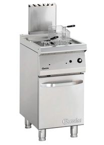 Bartscher Friteuse professionnelle &agrave; gaz - 15 l - sur meuble - s&eacute;rie 700 Classic | Professionnel | HoReCa | CHR