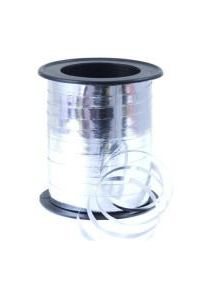 partydeco 25m satin gift ribbon silver 6mm wide