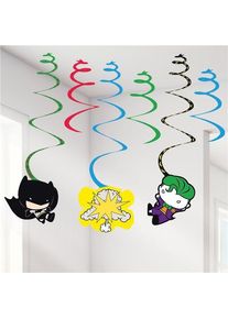 Amscan 6 cintres en spirale de bande dessinée Batman et Joker