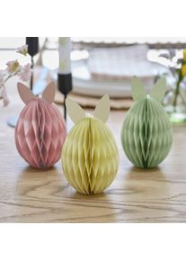 Ginger Ray 3 boules en nid d'abeille Funny Bunny