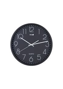 EVA reloj de pared PP negro Ø35 cm