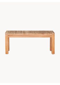 Jan Kurtz Havebænk Samoa i teaktræ, B 130 cm Brun Træ, Massivt træ B 130 x D 35 cm