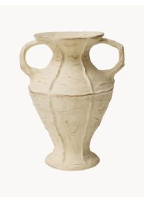 HKliving Vase New Classics, H 35 cm Hvid Keramik B 28 x H 35 cm