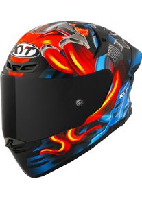 KYT TT-Revo Magnet, full face helmet , color: Matt Black/Blue/Red , size: M