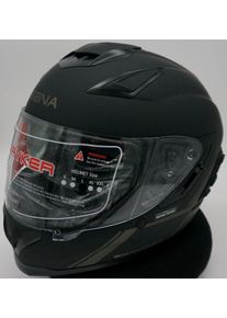 SENA Stryker full face helmet with communication system, 2nd cho , color: Matt-Black , size: XL