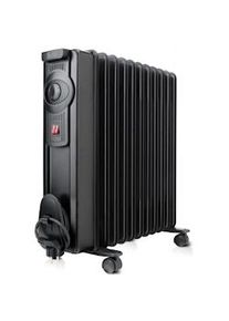 Radiatore A Olio da 2000W Con Doppia Modalit&agrave; Di Riscaldamento E Termostato Regolabile